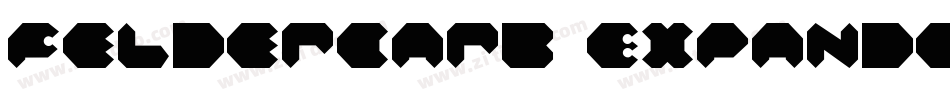 Feldercarb Expanded字体转换